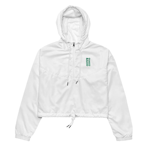Guards &God Vertical Shamrock Women’S Crop Windbreaker